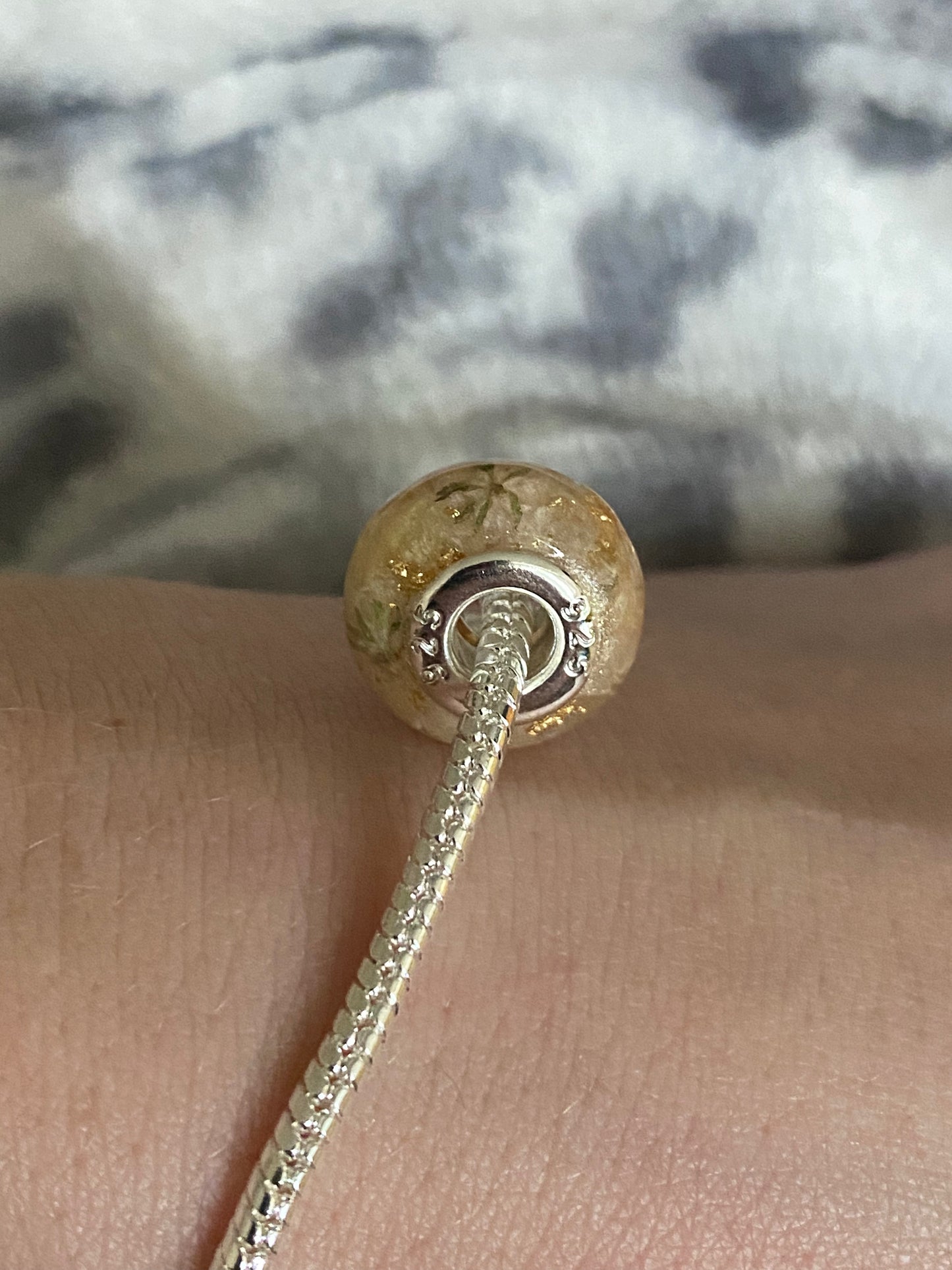 Preserved Flower Charm bead
