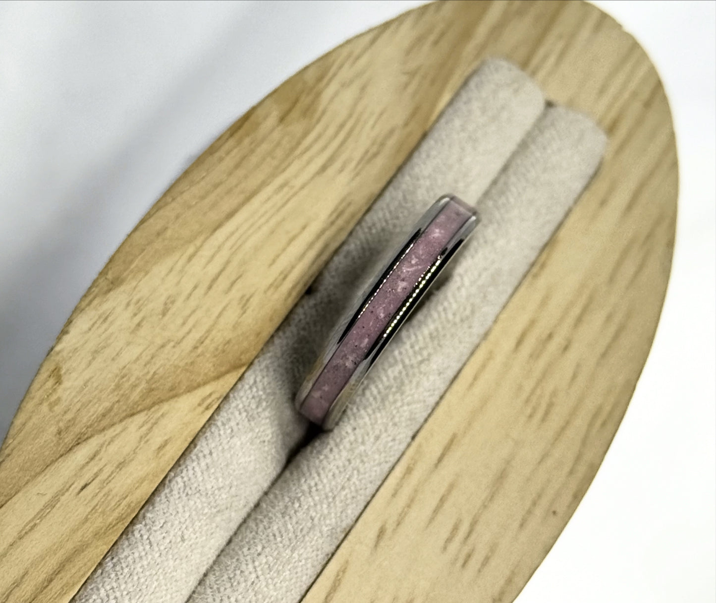 4mm Cremation Inlay Tungsten Carbide Ring