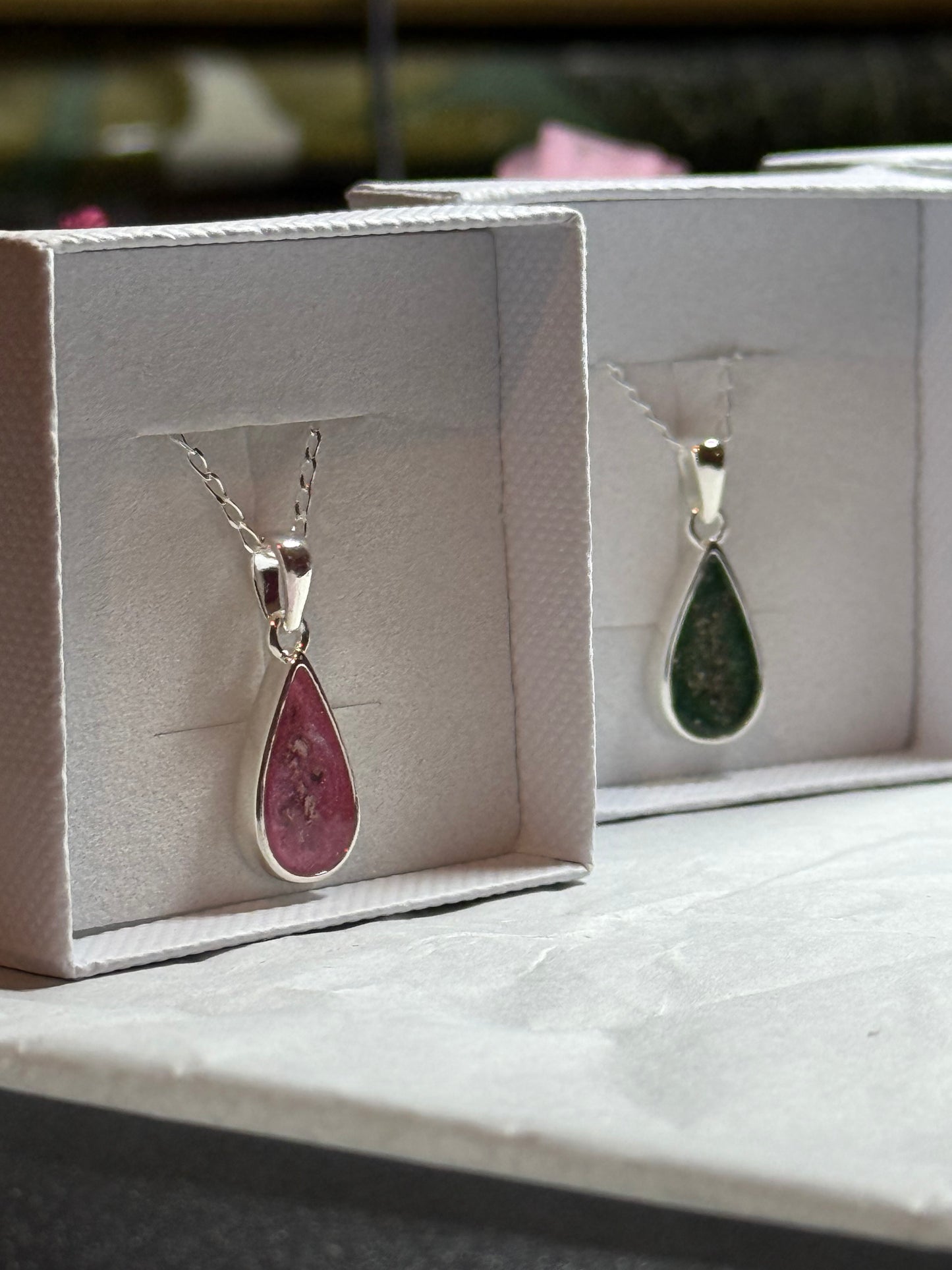 Sterling Silver Pear Necklace