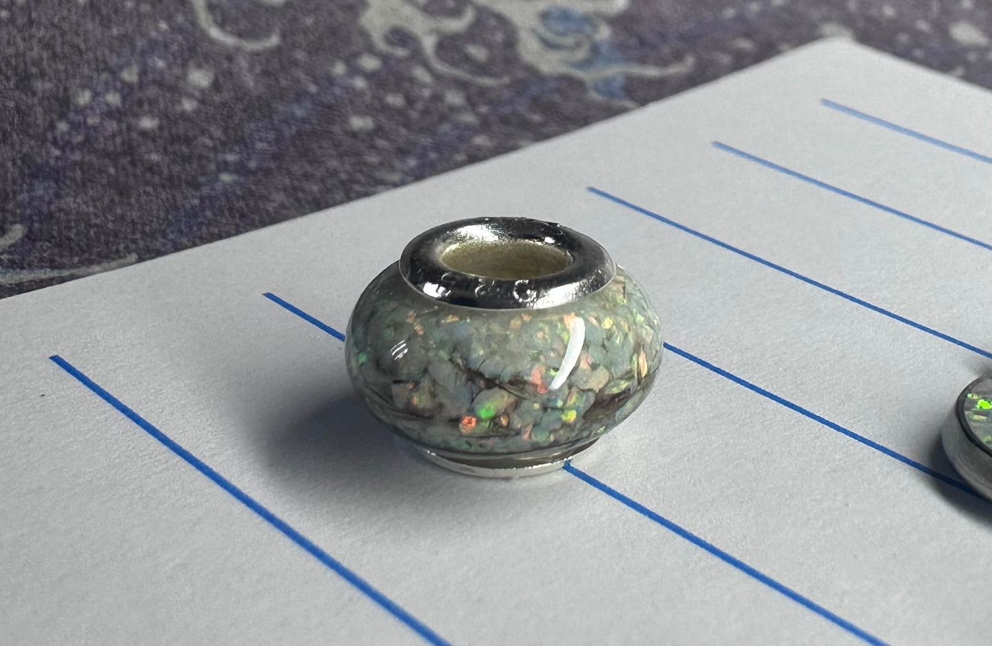 Sterling Silver 925 Cremation Charm Bead
