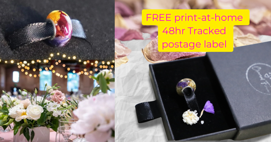 10 Preserved Flower Charm beads