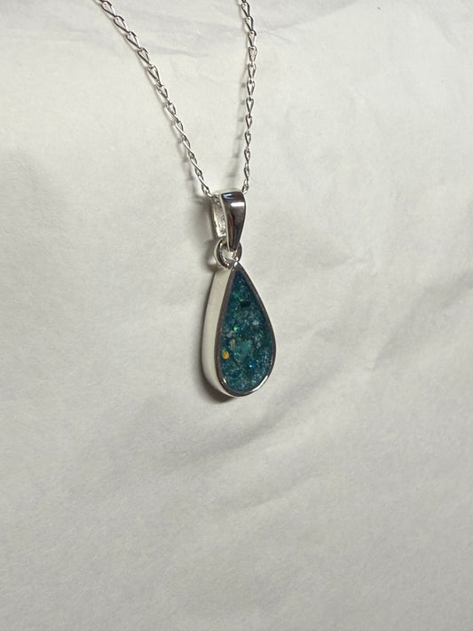 Sterling Silver Pear Necklace