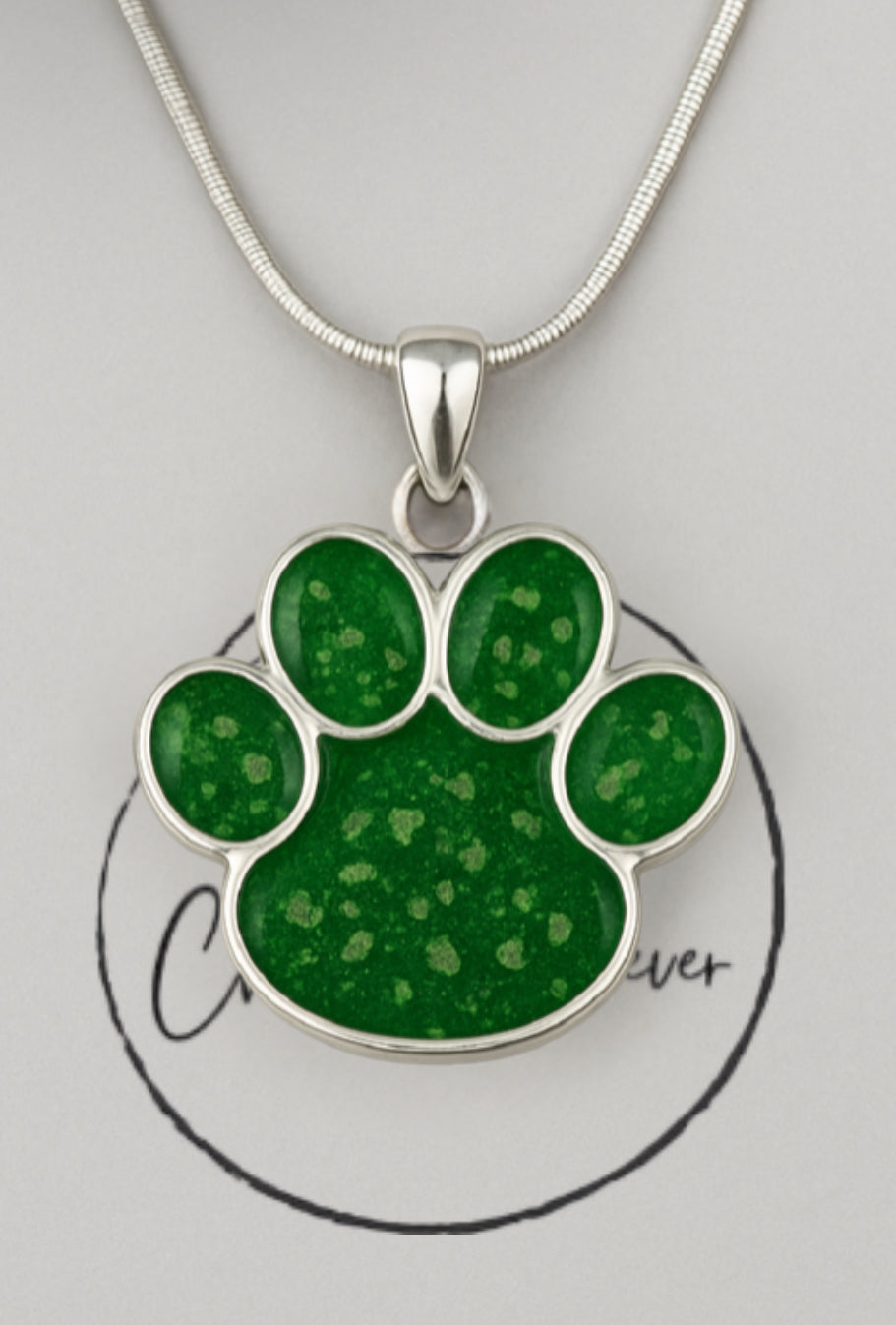 Sterling Silver Paw Necklace