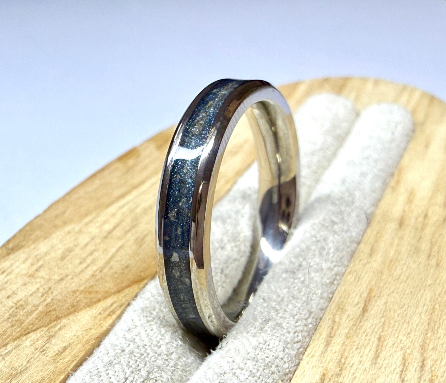 4mm Cremation Inlay Tungsten Carbide Ring