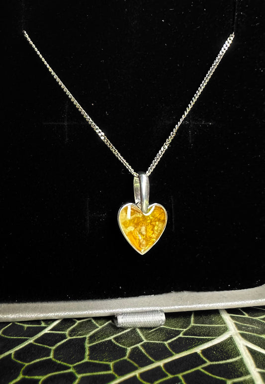 Sterling Silver Heart Necklace