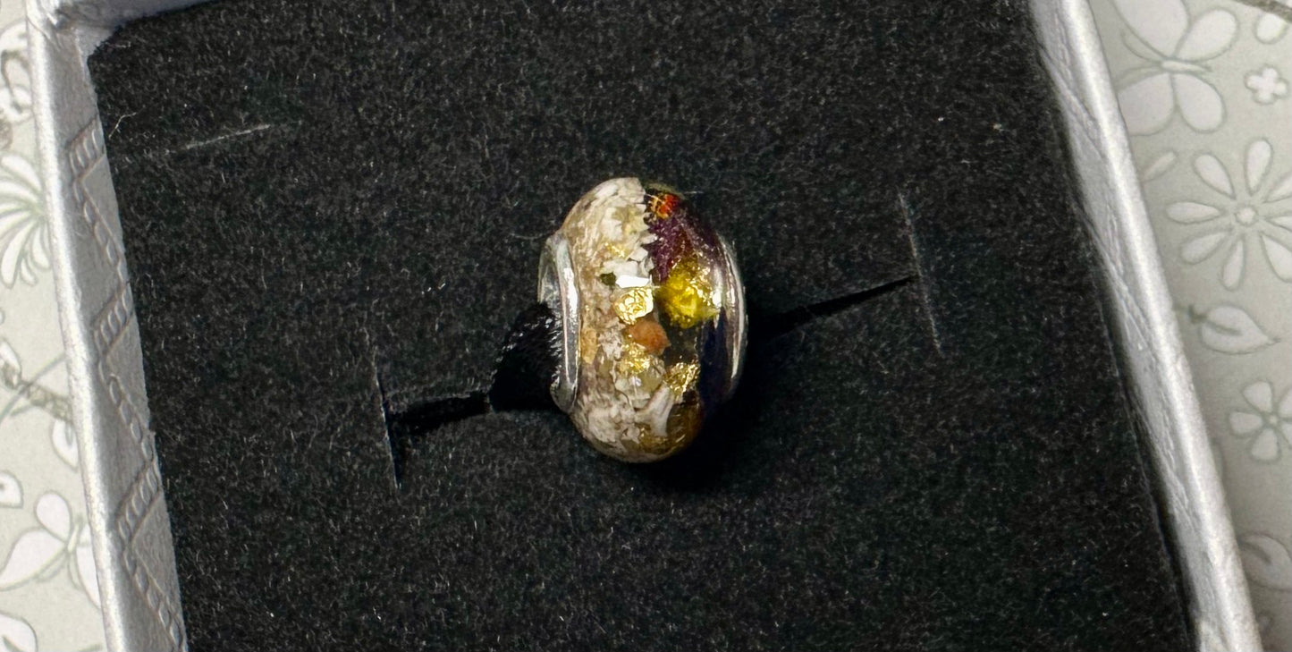 Sterling Silver 925 Cremation Charm Bead
